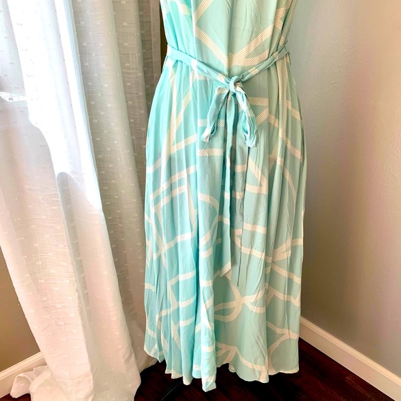 Torrid Midi Dress! Light Blue! NWT! Size 00X - Picture 3 of 7